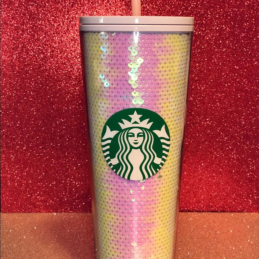 Starbucks Iridescent Sequined Holiday 2020 Tumbler